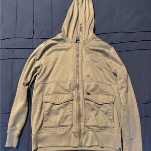 Hurley Nike Therma-Fit Gray Hoodie
